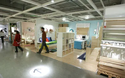 IKEA floor signage